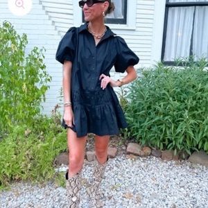 Elegant Black Mini Dress